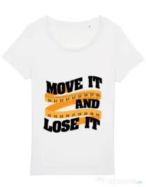 Tricou STANLEY STELLA dama Move it and lose it Alb
