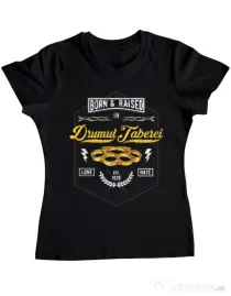 Tricou ADLER dama Drumul taberei Negru