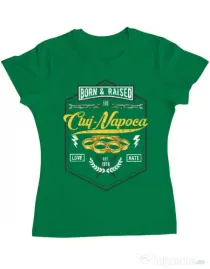 Tricou ADLER dama Cluj Napoca Verde mediu