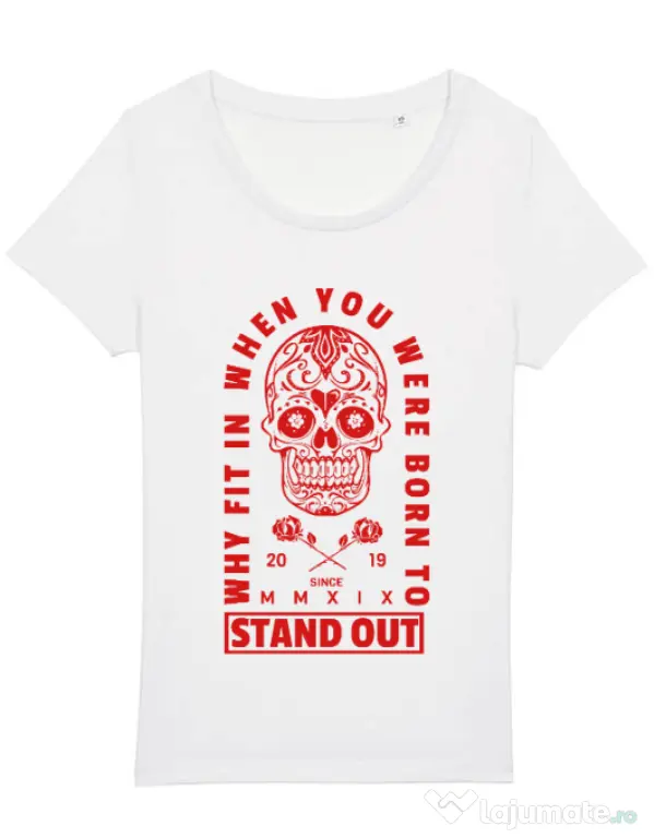 Tricou STANLEY STELLA dama Born to stand out Alb