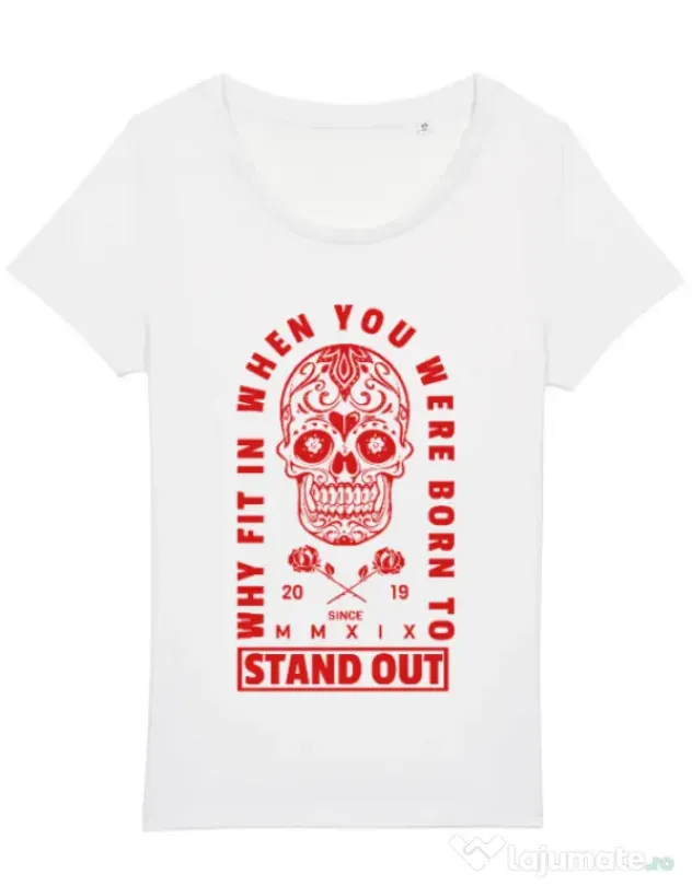 Tricou STANLEY STELLA dama Born to stand out Alb