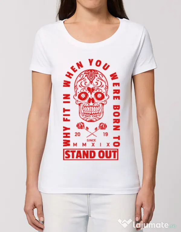 Tricou STANLEY STELLA dama Born to stand out Alb