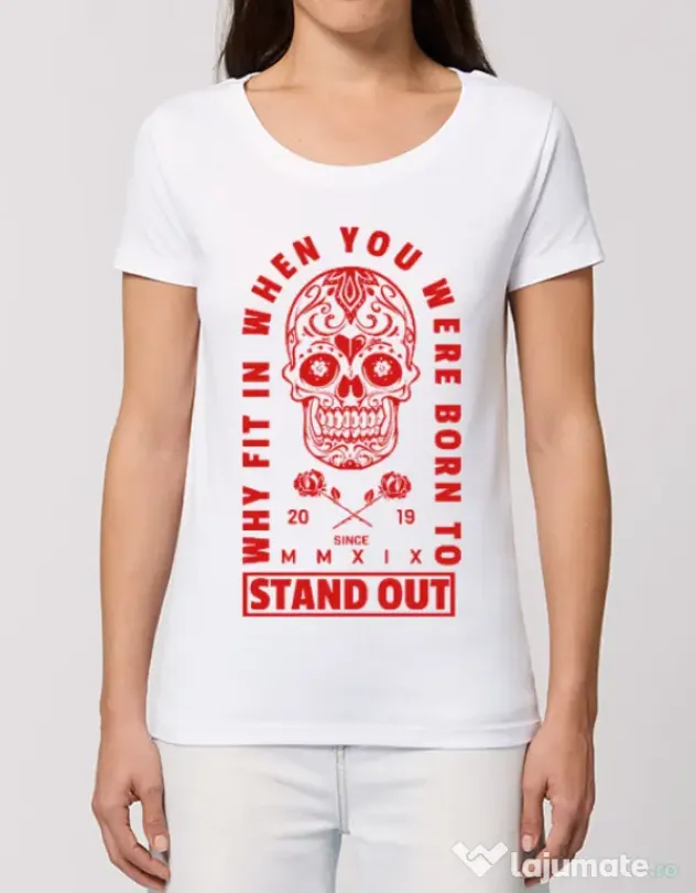 Tricou STANLEY STELLA dama Born to stand out Alb