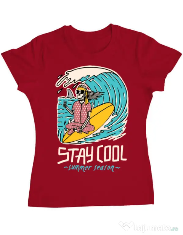 Tricou ADLER dama stay cool Rosu
