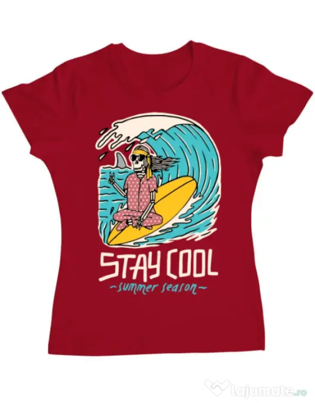 Tricou ADLER dama stay cool Rosu