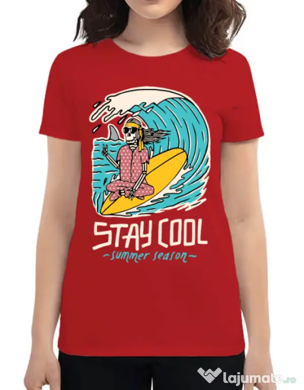 Tricou ADLER dama stay cool Rosu