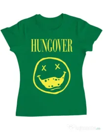 Tricou ADLER dama Hungover Verde mediu