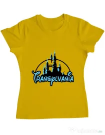 Tricou ADLER dama Transylvania Galben