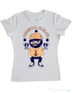 Tricou ADLER dama Original sailor Alb