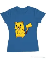 Tricou ADLER dama Pika Pika Albastru azuriu