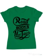 Tricou ADLER dama Read books Verde mediu