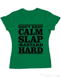 Tricou ADLER dama Slap the bastard Verde mediu