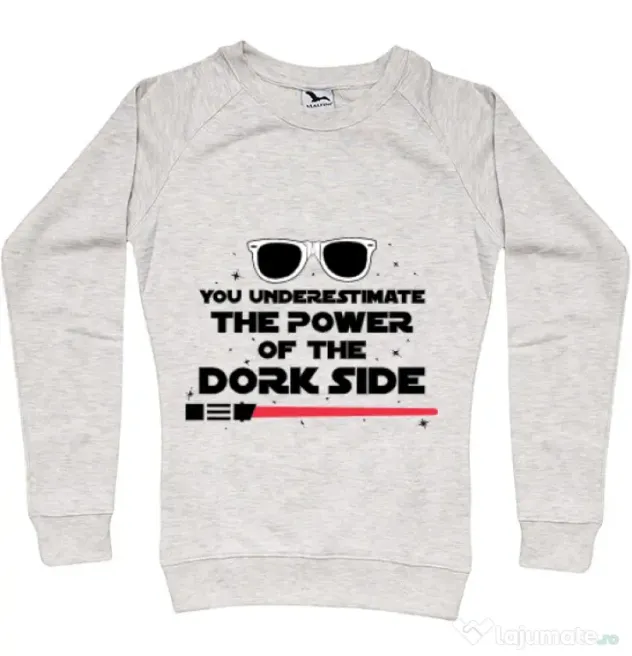 Bluza ADLER dama The power of the dork side Migdala melanj