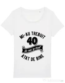 Tricou STANLEY STELLA dama 40 de ani Alb