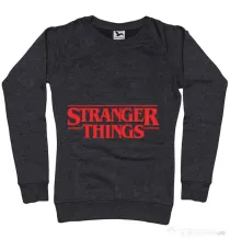 Bluza ADLER dama Stranger things Negru melanj