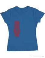 Tricou ADLER dama Bad girls Albastru azuriu