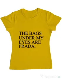 Tricou ADLER dama Prada bags Galben