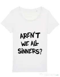 Tricou STANLEY STELLA dama Sinners Alb