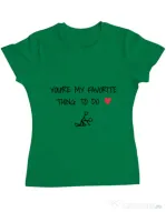Tricou ADLER dama Favorite thing Verde mediu