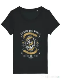Tricou STANLEY STELLA dama Anchor The World Negru