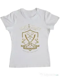 Tricou ADLER dama East Coast Alb