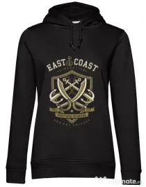 Hoodie dama cu gluga East Coast Negru