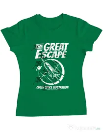 Tricou ADLER dama The Great Escape Verde mediu