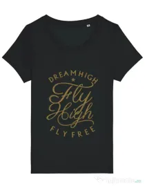 Tricou STANLEY STELLA dama Fly High Negru