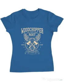 Tricou ADLER dama Woodchopper Albastru azuriu