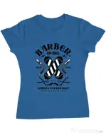 Tricou ADLER dama Barber Rebel II Albastru azuriu