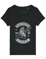 Tricou STANLEY STELLA dama Death Before Dishonor Negru