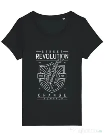 Tricou STANLEY STELLA dama Street Revolution Negru