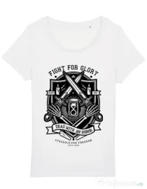 Tricou STANLEY STELLA dama Fight For Glory Alb