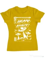 Tricou ADLER dama UFO Galben