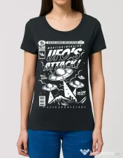 Tricou STANLEY STELLA dama UFO Negru