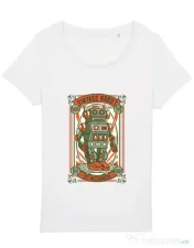 Tricou STANLEY STELLA dama Vintage Robot Alb