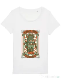 Tricou STANLEY STELLA dama Vintage Robot Alb