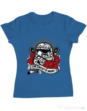 Tricou ADLER dama Dead Trooper Albastru azuriu