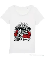 Tricou STANLEY STELLA dama Dead Trooper Alb