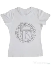 Tricou ADLER dama Bounty Hunter Alb