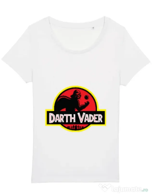 Tricou STANLEY STELLA dama Darth Vader Alb