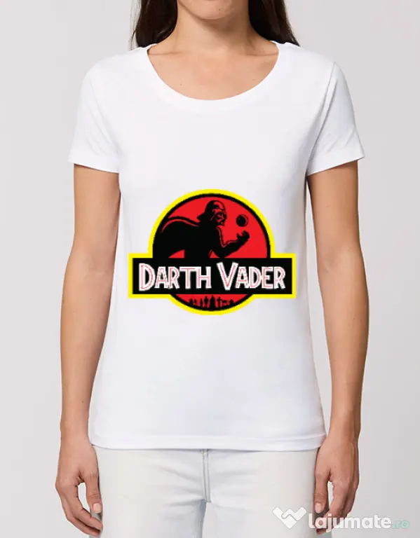 Tricou STANLEY STELLA dama Darth Vader Alb
