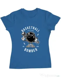 Tricou ADLER dama Basketball Bomber Albastru azuriu