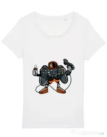 Tricou STANLEY STELLA dama Lets play Alb