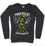 Bluza ADLER dama Cash rules Negru melanj