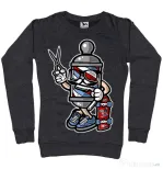 Bluza ADLER dama Barber Skater Negru melanj