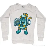 Bluza ADLER dama Skate bastard Migdala melanj