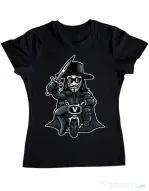 Tricou ADLER dama Vendetta Biker Negru