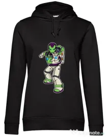 Hoodie dama cu gluga Iron Buzz Negru