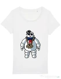 Tricou STANLEY STELLA dama Stay Dope Alb